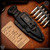 Joe Watson ETR Stubby - Patina/Cord Wrapped w/Tracker Dan Sheath (JWK0409)