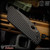 Strider Knives Folder: SMF 3/4 Grind - Black/Flamed Monkey Edge FRAG Pattern