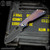 Strider Knives Folder: SnG 3/4 Grind - Black/Flamed Monkey Edge FRAG Pattern