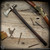 Elmer Roush: Rus Viking Polled Axe w/Filework - Red Oak