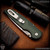 Pro-Tech Knives: TR-3 Integrity - Stonewashed/Green w/Relic Texturing - CCKS Spring
