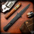Pro-Tech Knives: Large Don - Black/Black w/Mother of Pearl button