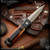 Pro-Tech Knives: Godson - Satin/Black w/Jigged Bone Inlays