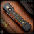 Pro-Tech Knives: Godson - Satin/Black w/Jigged Bone Inlays