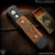 Pro-Tech Knives: Godson - Black/Black w/Bocote Wood Inlays