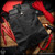 PNW Bushcraft Foraging Pouch: Waxed Canvas -Black/Red Monkey Edge Exclusive
