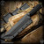 Strider Knives Fixed: WP-XXL Tanto - Black/Cord Wrapped (.250 Stock) (SK2676)