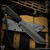 Strider Knives Fixed: WP-XL Tanto - Black/Cord Wrapped (.250 Stock)
