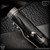 Fellhoelter TiBolt Pen - Cptn Axel Custom Zirconium Spiral Fluted w/Damasteel Barrel + Fap Cap