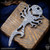Dmitry Streltsov Bottle Opener: Octopus - Titanium Two Tone Blue Damask