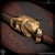 Dmitry Streltsov Bead: Frog - Gold/Gemstones