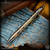 Dmitry Streltsov Pen: Amelia - Titanium Black Lion Engraved