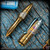 Dmitry Streltsov Pen: Zeppelin - Titanium Bad Teddy Engraved Bronze/Blue (DSP0672)