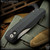 Pro-Tech Knives: Vero Synapse Auto - Stonewashed/Black Micarta