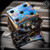Starlingear Ring: Lucky Puncher w/Badge - Cobalt/Silver