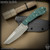 Brock Blades: Combat Options Tanto - Acidwashed/Green G10