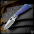 Strider Knives Folder: SnG Tanto - Two Tone/Flamed Monkey Edge FRAG Pattern