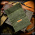 PNW Bushcraft Roll Up Pouch: Waxed Canvas - OD Green