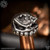 Starlingear Bead: Curby w/Stitches - Silver
