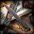 RMJ Tactical Fixed Blade: Lady Death - Blackout/Poppies of War