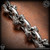 Starlingear Bracelet: Slickster w/Stitches - Silver