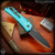 Pro-Tech Knives: Oligarch - Black/Tiffany Blue