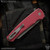 Pro-Tech Knives: Malibu Reverse Tanto - Acidwashed/Battle Worn Red Dragon Scale - Blade 2025