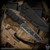 Kiku Matsuda Knives: High Back Fighter - Acid Washed/Black G10