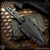 TAS Knives Fixed Blade: Urban Intruder - Acidwashed/PA-CF