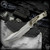 TAS Knives Fixed Blade: Mitrul Large - Tumbled/Titanium