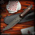 TAS Knives Fixed Blade: Frog Tanto - Acidwashed/Ironwood