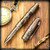 Dmitry Streltsov Pen: Ace - Titanium Jaws Two tone Bronze Engraved (DSP0709)