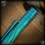 Nottingham Tactical Pen: Standard - CrystalTi Teal - Spiral Fluted - Single Lock