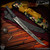Kiku Matsuda Knives: Wakizashi - Acid Washed/Black G10