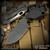 Blackside Customs: Strider SLCC Drop Point - Tiger Stripe/Black Monkey Edge FRAG Pattern