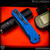 Pro-Tech Knives: Malibu Reverse Tanto - Black/Blue