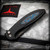 Pro-Tech Knives: Cambria 2 - Black/Black w/Blue Techno Carbo Inlay