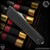 Core Edge Knives: 0331 Echo D/E Tanto - Two Tone/Black Monkey Edge FRAG Pattern