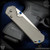 Chris Reeve Knives Folder: Sebenza 31 Large - Insingo Glass Blasted Left Handed