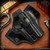 Del Fatti Leather: LP-HTL Holster - 1911 Commander - Black