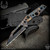 Bawidamann Blades: Stark V2 Letter Opener - Acid Etched Black Pearl Patina