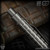 Fellhoelter TiCkler G2 Pen - Titanium Tumbled Monkey Edge FRAG Pattern