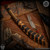 RMJ Tactical: Gold Point Red Stick War Club - File Branded/Swirl - Natural