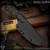 Brock Blades: C-3 - Blasted/Black G10
