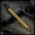 Nottingham Tactical Pen: Standard - Brass Two Tone Cerakote Honey Badger - Single Lock (NHT0497)
