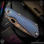 Strider Knives Folder: SnG Spearpoint Grind - Two Toned/Flamed Monkey Edge FRAG Pattern