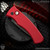 Pro-Tech Knives: Duke 2 - Black/Red - CCKS