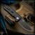 Pro-Tech Knives: SBR (Les George Design) One Off - Black/Unique Micarta (PTK0259)