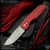 Pro-Tech Knives: Vero Synapse Auto - Two Tone/Red Micarta - CCKS