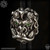 Starlingear Bead: The Gargoyle Halloween 2025 Limited - Silver w/Chrome Tourmaline